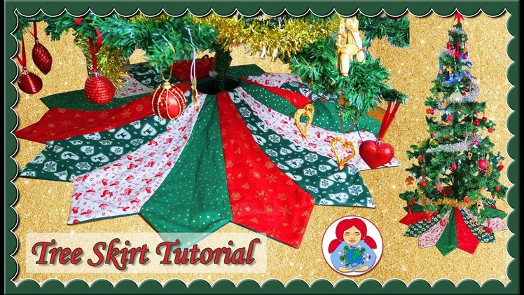 DIY | Holiday Tree Skirt + FREE PATTERN!! • Sami Doll Tutorials