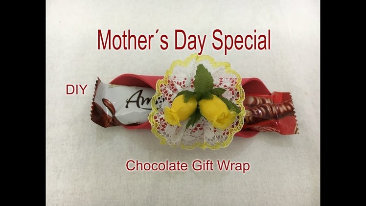 DIY | How to make Chocolate Gift Wrap with goma eva on  Happy mother´s Day Special