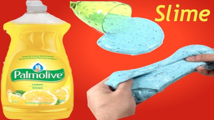 DIY How To Make Dish Soap Slime Without Borax,Baking Soda,Detergent,Shaving Cream or Liquid Starch