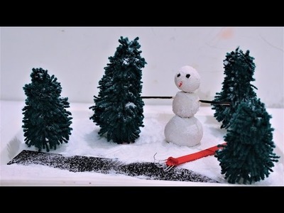 DIY-How To Make Winter Garden.DIY Projects for Christmas Decoration.