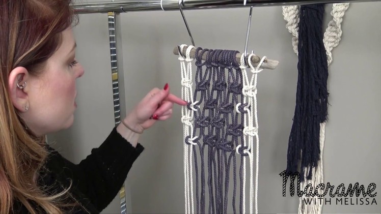 DIY Macrame Tutorial: Two Toned Wall Hanging with Crafty Ginger