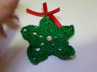 DIY Natale- decorazioni fai da te - stella all'uncinetto - diy Christmas crochet star
