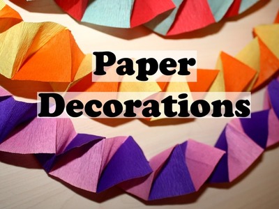 DIY Paper Decorations | Homemade Christmas Decorations | DIY Party Decorations
