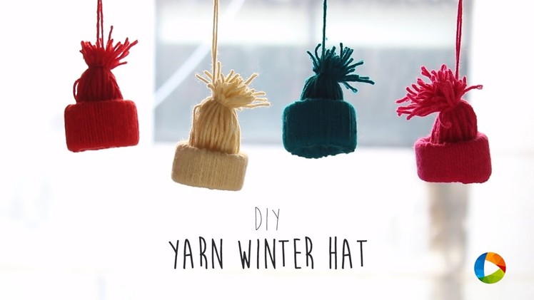 DIY : Yarn Winter Hat Ornaments