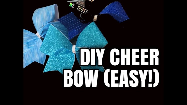 EASY DIY Cheer Bow