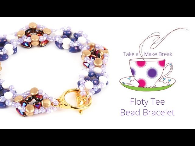 Floty Tee Bead Bracelet | Take a Make Break with Debbie