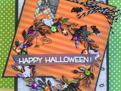 Halloween Wreath (Card Video Tutorial)