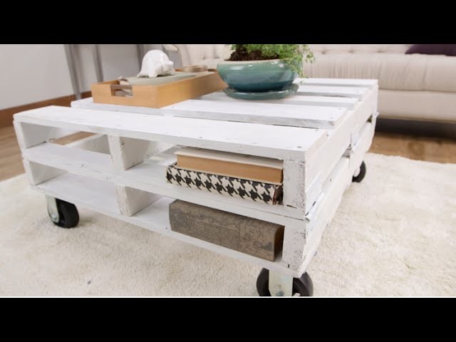 How to Create a Pallet Coffee Table in One Afternoon | Eye on Design