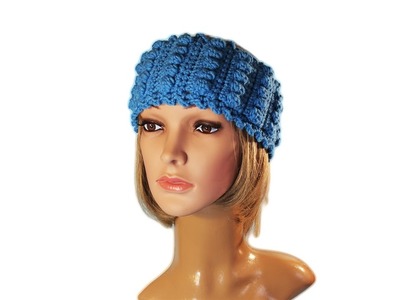 How to Crochet a Headband #Crochet Ribbed Ear Warmer #Headband