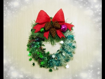 How To Make A Christmas Ornaments Wreath - Craft Tutorial