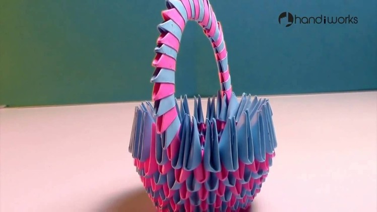 How TO make a Paper Basket ,Paper Design Hand Craft