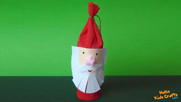 How to make a Toilet Paper Roll Santa Claus? DIY