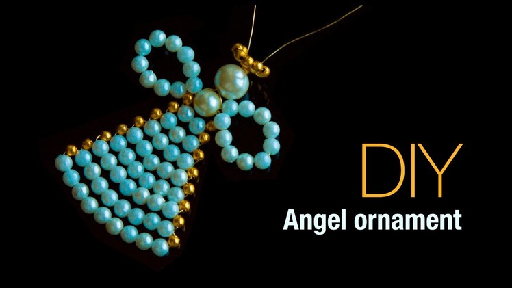 How to make christmas angel ornaments | christmas tree decoration  | DIY easy angel ornament