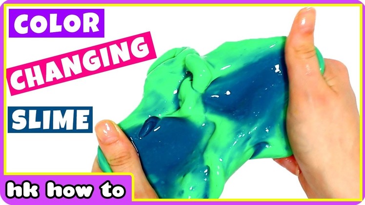 How To make Color Changing Slime! DIY Color Changing Slime