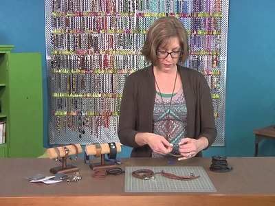Katie Hacker Makes Bracelets for Men on Beads, Baubles and Jewels (2409-2)