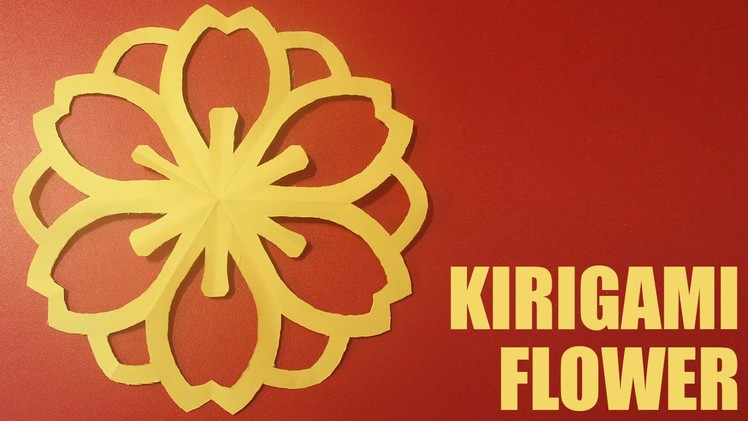 Kirigami Flower Tutorial
