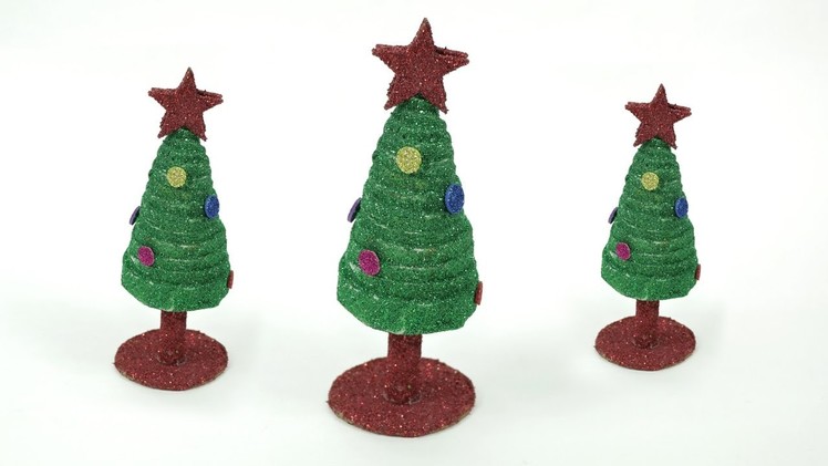 Newspaper Christmas Craft for Kids - DIY Christmas Tree