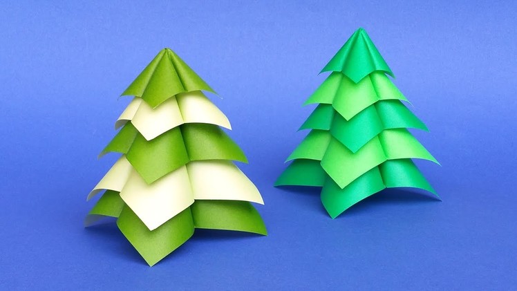 Quick and Easy Origami Christmas Tree 