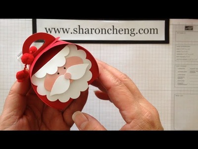 Santa Curvy Keepsake Box with Sharing Creativity and Company