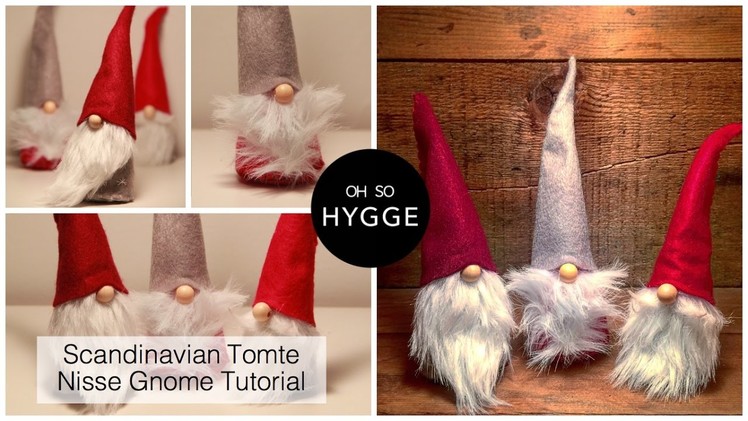 Scandinavian Tomte Nisse Christmas Gnome DIY Tutorial