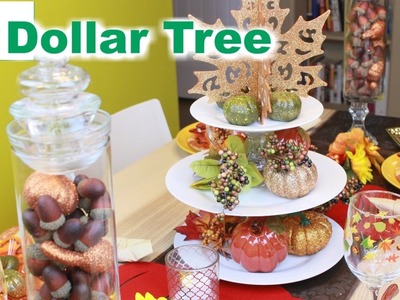 Thanksgiving Dinner Table - Dollar Tree!