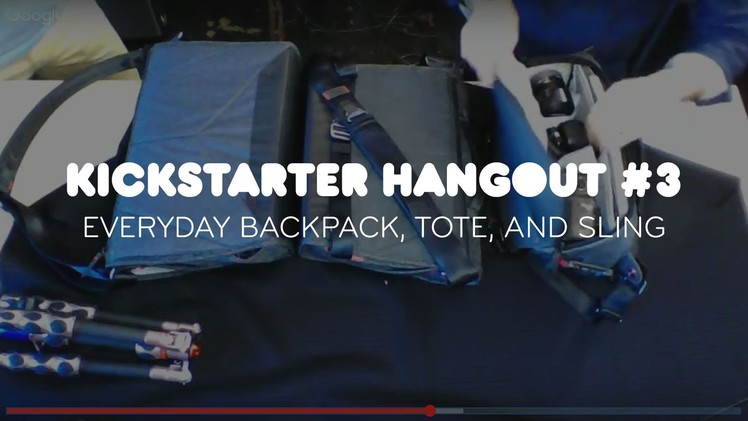 The Everyday Backpack, Tote, and Sling Hangout #3