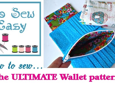 The Ultimate Wallet sewing tutorial