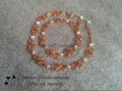 Tutorial simple bracelet 2 - How to make wire jewelery