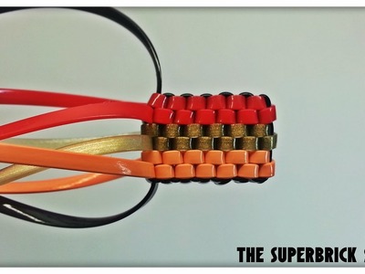 Understanding how to  Continue the SuperBrick stitch lanyard.boondoggle