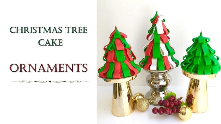 Christmas Tree Ornament Cake | How to make from Creative Cakes by Sharon