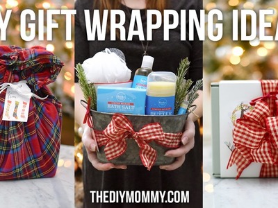 Creative DIY Gift Wrapping Ideas. How to make the perfect bow & gift basket