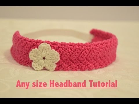 Crochet Easy & Simple Headband or Hairband (All Sizes) Tutorial