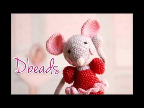 Diddlisha crochet Dbeads mouse crochet with beads