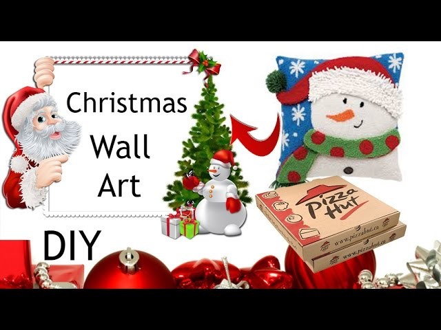 DIY Wall Arts. Christmas Decoration on Budget. Holiday Decor Ideas