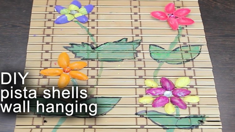 DIY Wall Hanging with Pista shells   || Useful Crafts with Waste Material || Krafts n Creations