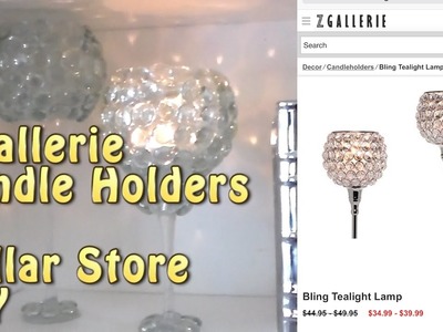 Dollar Store DIY: ZGallerie Inspired Candle Holders. Cup n Caskes Gourmet