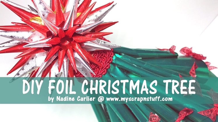 Foil Paper Christmas Tree Decoration