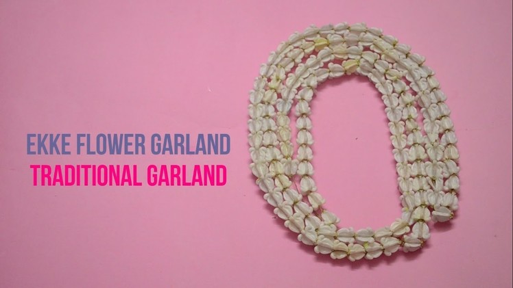 GSB Tradition - Ekke flower Garland |Traditional flower Garland| ||Creative Indian Arts|| #7