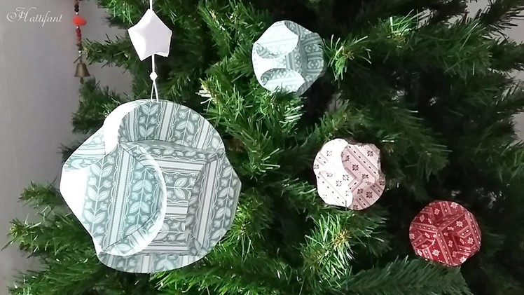 Hattifant - Christmas PATTERN Edition - Triskele Paper Globes