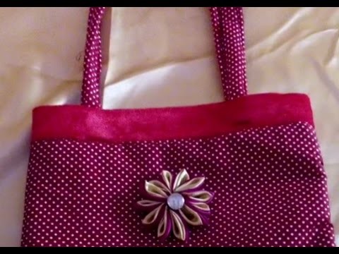 How to create a hand bag at home flower bag