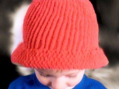 How to Loom Knit a Cloche Hat