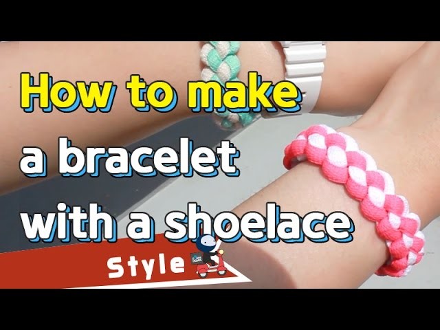 How to make a bracelet with a shoelace | sharehows