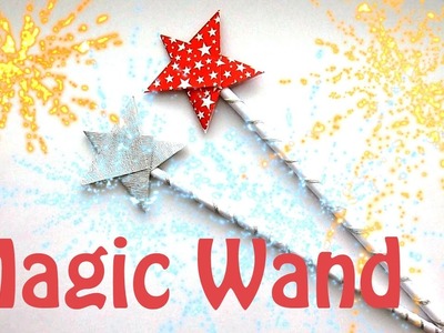 How to make a magic Wand (Origami magic Wand) - Christmas Crafts
