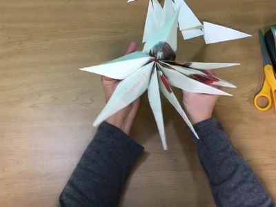 How to Make a Paper Star From an Old Book Page