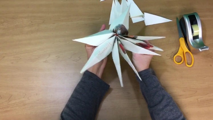 How to Make a Paper Star From an Old Book Page