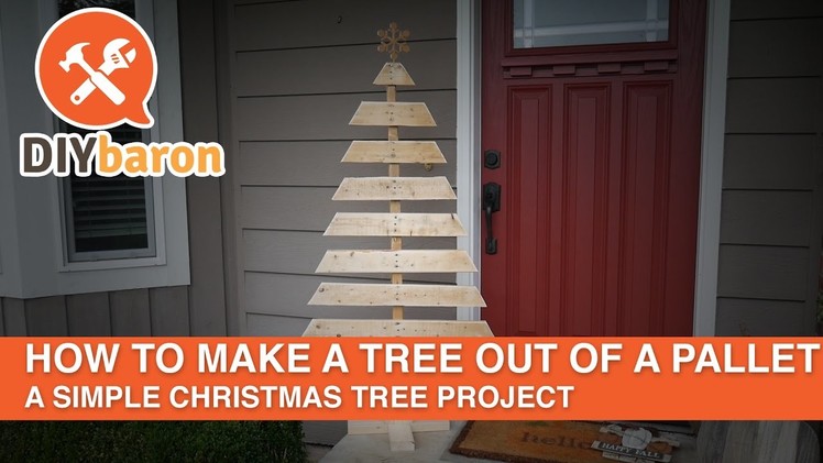 How to make a tree out of a pallet