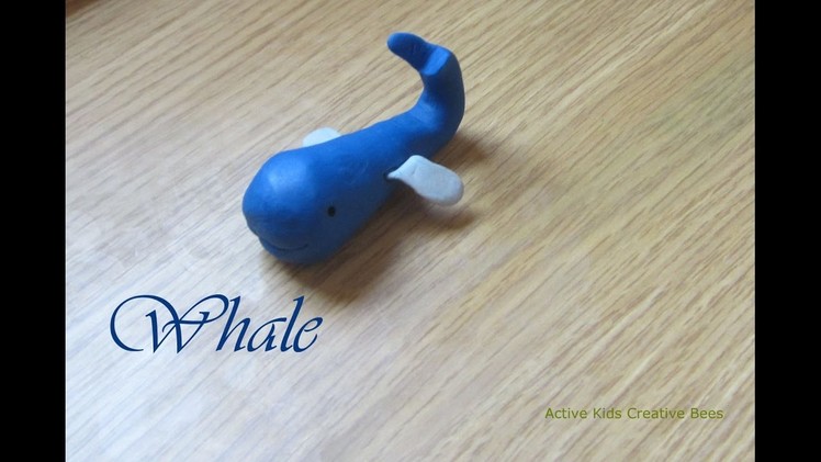 How to make a Whale out of Clay  | Whale Clay Modelling
