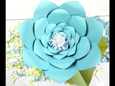 How to make giant backdrop paper flowers- Jasmine Style