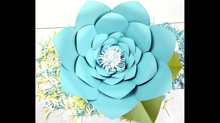 How to make giant backdrop paper flowers- Jasmine Style