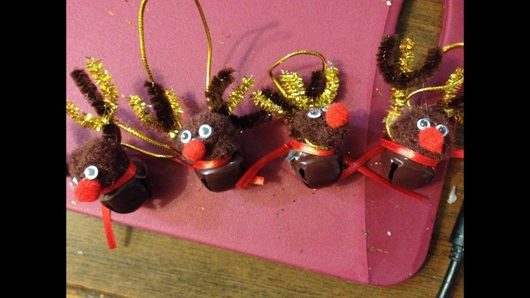 How to Make Homemade Christmas Reindeer Decorations for the tree